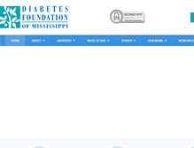 Tablet Screenshot of msdiabetes.org